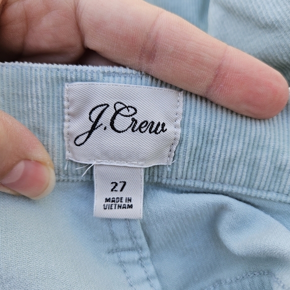 J. Crew light green vintage slim straight corduroy pants size 27 - Picture 3 of 8